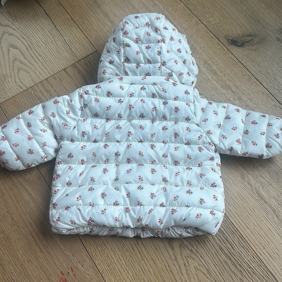 Baby ColdControl Printed Lightweight Puffer Jacket 0/3m floral - Picture 5 of 7